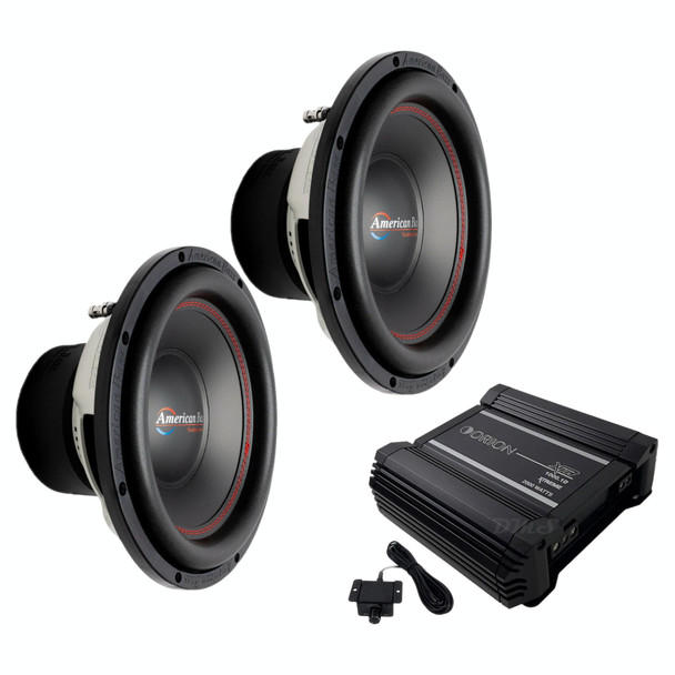 American Bass XD 12 Package | Dual 12" 1000W D4 Subwoofers & Orion XTR1000.1D Amplifier