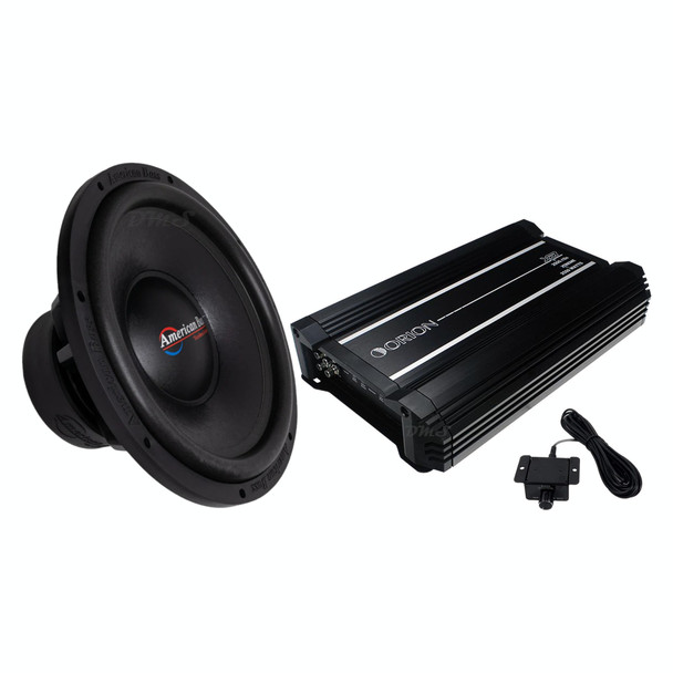 American Bass TITAN 15 Package | 15" 3000W D4 Subwoofer & Orion XTR2500.1DZ Amplifier MAIN PHOTO