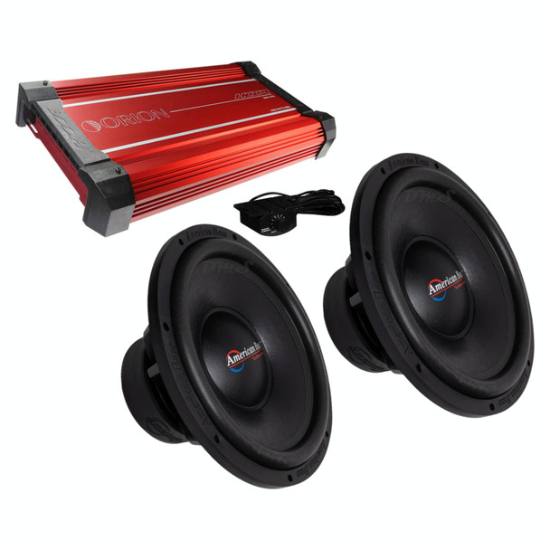 American Bass TITAN 15 Package | Dual 15" 3000W D4 Subwoofers & Orion HCCA3000.1DSPLX Amplifier MAIN PHOTO