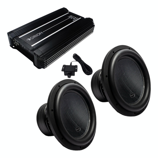 American Bass XR 12 Package | Dual 12" 2400W D4 Subwoofers & Orion XTR2500.1DZ Amplifier MAIN PHOTO
