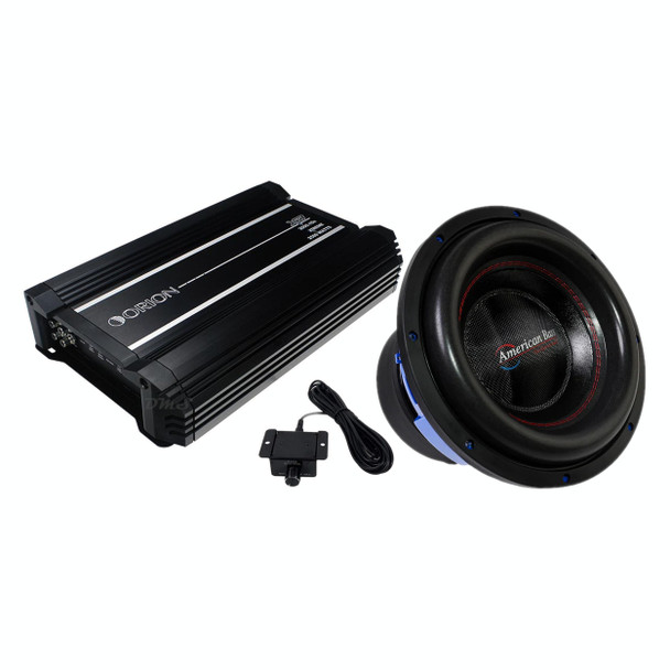 American Bass HD VELOCITY 12 Package | 12" 4400W D2 Subwoofer & Orion XTR2500.1DZ Amplifier MAIN PHOTO