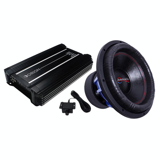 American Bass HD 15 V3 Package | 15" 4000W D2 Subwoofer & Orion XTR2500.1DZ Amplifier MAIN PHOTO