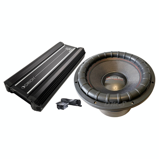 American Bass VFL COMP Signature 18 Package | 18" 11,000W D2 Subwoofer & Orion XTR5500.1DZ Amplifier MAIN PHOTO
