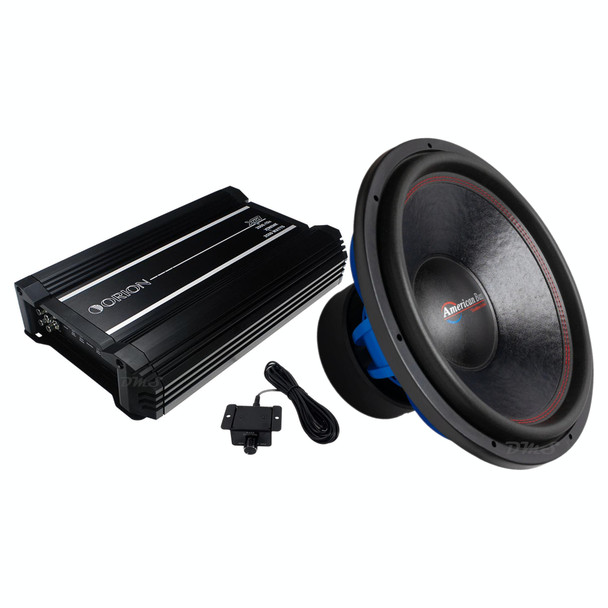 American Bass HD 18 Package | 18" 4000W D2 Subwoofer & Orion XTR2500.1DZ Amplifier MAIN PHOTO