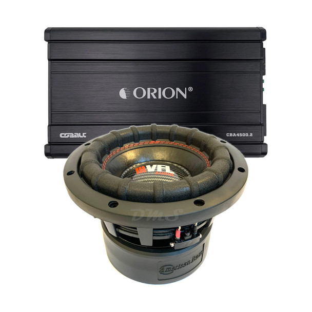 VFL Audio VFL 8 Package | 8" 1200W D2 Subwoofer & Orion CBA4500.2 Amplifier MAIN PHOTO