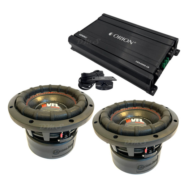 VFL Audio VFL 8 Package | Dual 8" 1200W D4 Subwoofers & Orion CBA4500.1D Amplifier MAIN PHOTO
