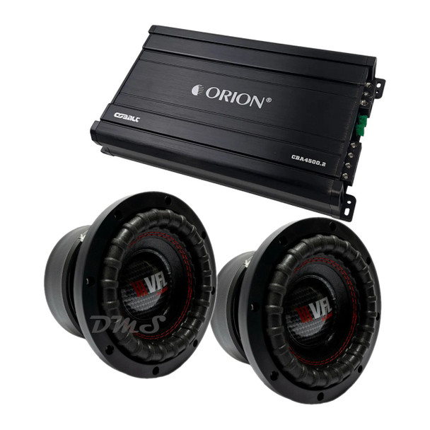 VFL Audio VFL 6.5 Package | Dual 6.5" 600W D4 Subwoofers & Orion CBA4500.2 Amplifier MAIN PHOTO