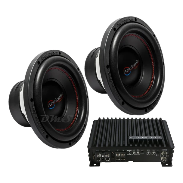 American Bass DX 10 Package | Dual 10" 600W S4 Subwoofers & Euphoria EA1.1200 Amplifier MAIN PHOTO