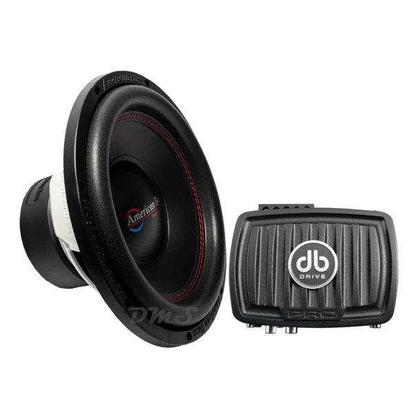 American Bass DX 12 Package | 12" 600W S4 Subwoofer & DB Drive WDXP200.2 Amplifier MAIN PHOTO