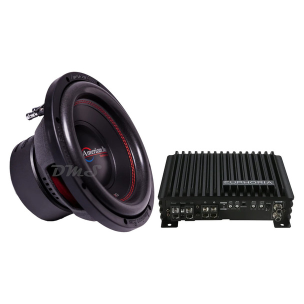 American Bass XO 10 V2 Package | 10" 600W D4 Subwoofer & Euphoria EA1.600 Amplifier MAIN PHOTO