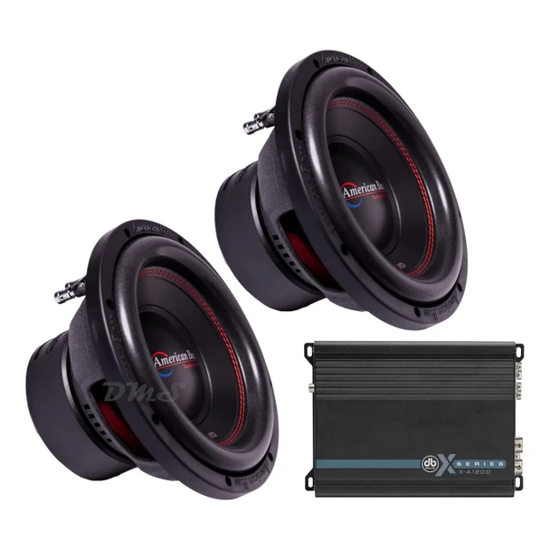 American Bass XO 10 V2 Package | Dual 10" 600W D4 Subwoofers & DB Drive X-A1200 Amplifier MAIN PHOTO