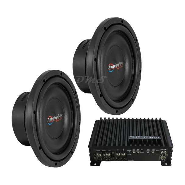 American Bass SL 10 Package | Dual 10" 600W S4 Slim Subwoofers & Euphoria EA1.1200 Amplifier MAIN PHOTO