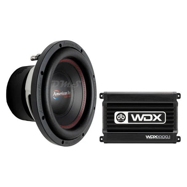 American Bass XD 10 Package | 10" 900W D4 Subwoofer & DB Drive WDX1000.1 Amplifier