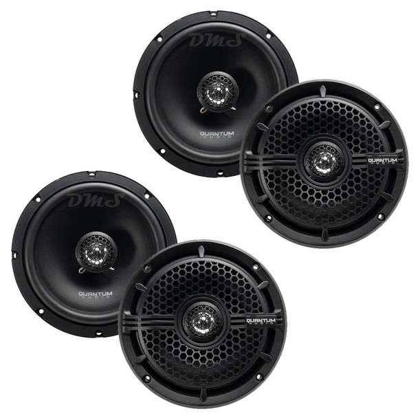 Quantum Audio QS-652 | 6.5 Inch 300W 4 Ohm 2-Way Coaxial Speakers (4 Pack) MAIN PHOTO