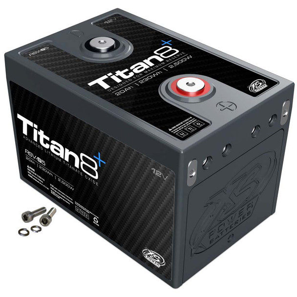 XS Power TITAN8 RSV-S5 | Lithium 12-Volt 20AH Power Cell Performance Battery | 2500W