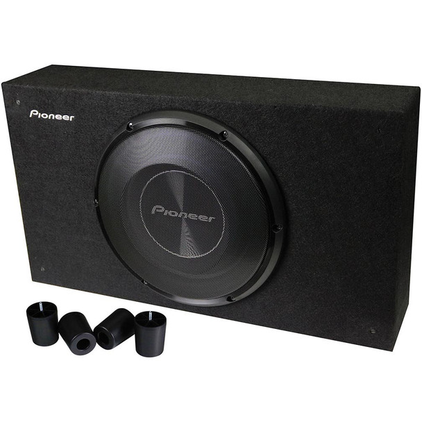 Pioneer TS-A3000LB | 1500W Max 12 Inch 2-Ohm Shallow Mount Loaded Subwoofer Enclosure