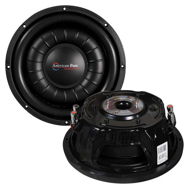 American Bass HAWK Slim 10 Inch 1500W DVC 4 Ohm Shallow Subwoofer | HAWK1044SL