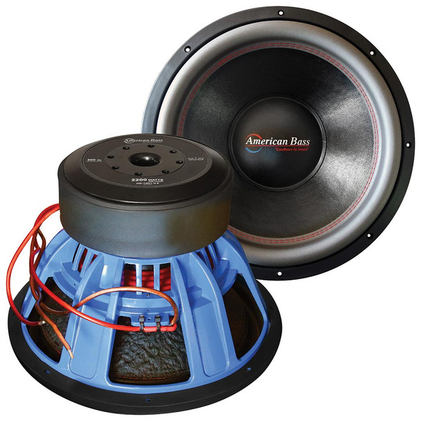American Bass HD 15 Inch 4000W DVC 1 Ohm Subwoofer | HD15D1V2