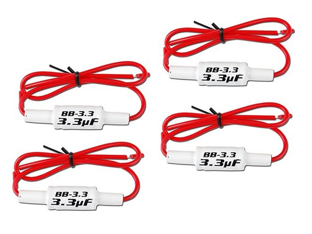 Audiopipe BB3.3 | 2800HZ (2.8KHZ) Bass Blockers Resistors For Car Audio Speakers (4-Pack)