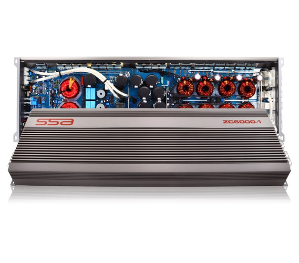SSA Zcon ZC6000.1 | 6000W RMS Monoblock Subwoofer Amplifier