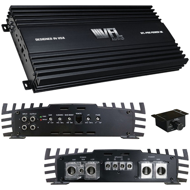 VFL Audio VFL-PRO POWER 5K | 5000W RMS Monoblock Subwoofer Amplifier | VFLPROPOWER5K