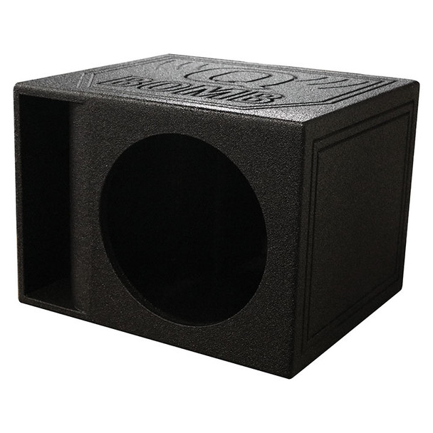 QBomb QBOMB12HPSINGLE | 12 Inch Kerf Ported Horn Vented Subwoofer Box