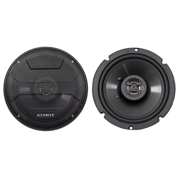 Hifonics Zeus ZS65CXS | 6.5 Inch 300W 4 Ohm 2-Way Shallow Mount Coaxial Speakers (Pair)