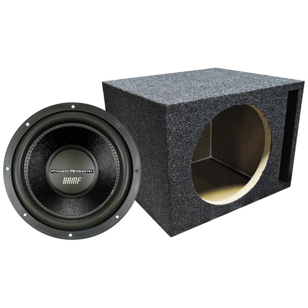 Power Acoustik BAMF 15 Package | 15 Inch 3800W DVC 2 Ohm Subwoofer & QPower HD Ported Box