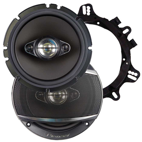 Pioneer TS-A1680F | 6.5 Inch 350W 4 Ohm 4-Way Coaxial Speakers Set