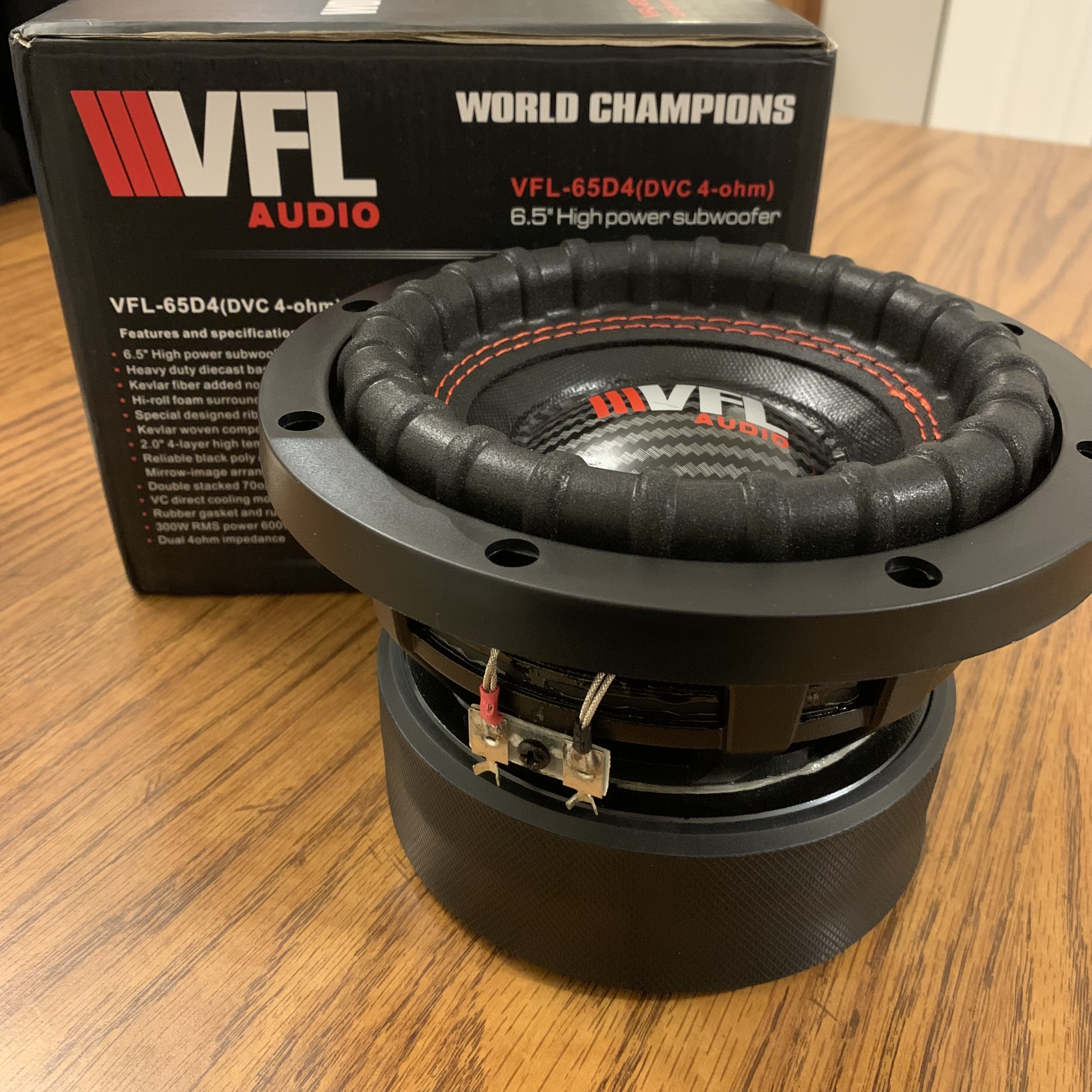 AMERICAN BASS VFL AUDIO VFL65D4 6.5 INCH SUBWOOFER