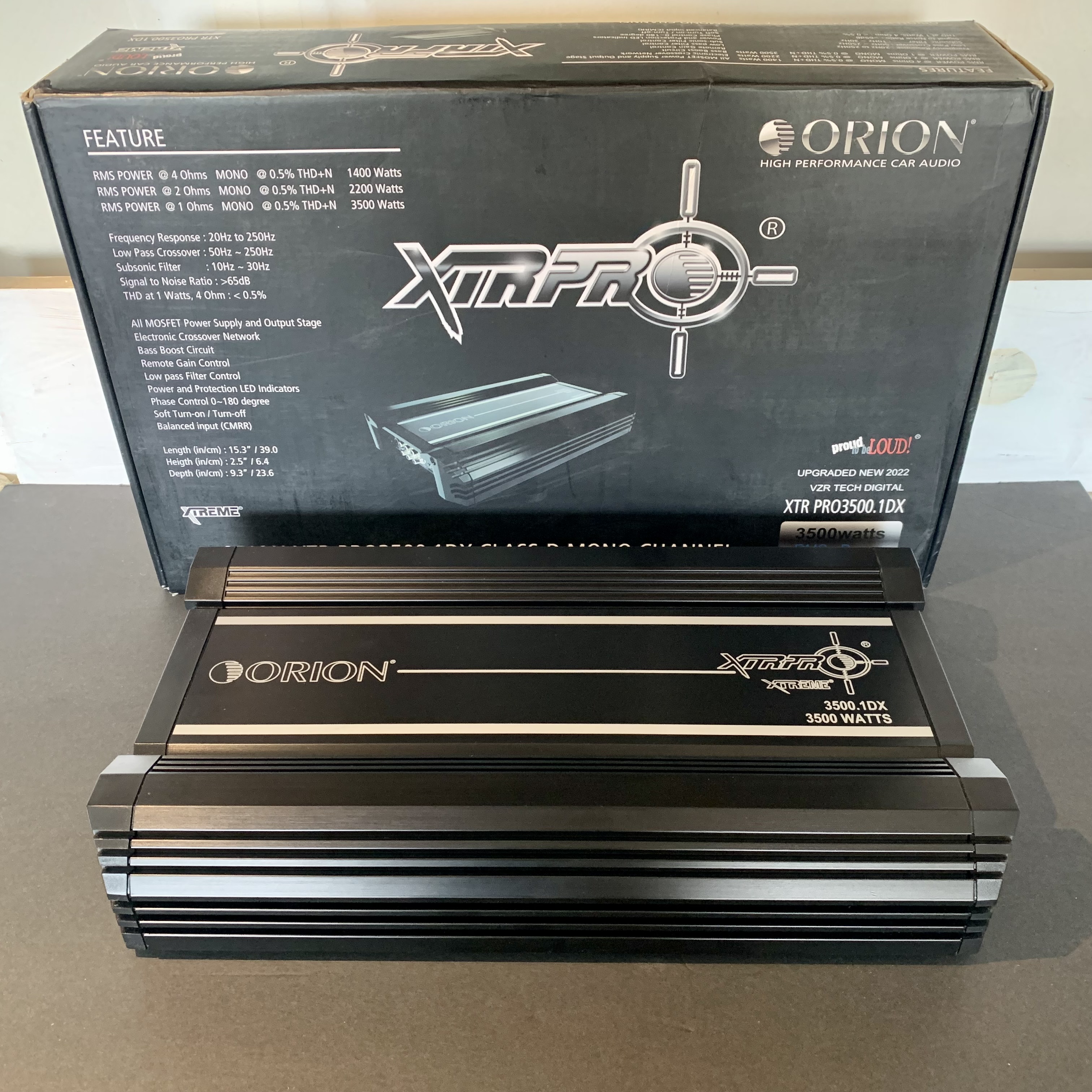 ORION XTRPRO35001DX 3500W CAR AUDIO AMPLIFIER XTR