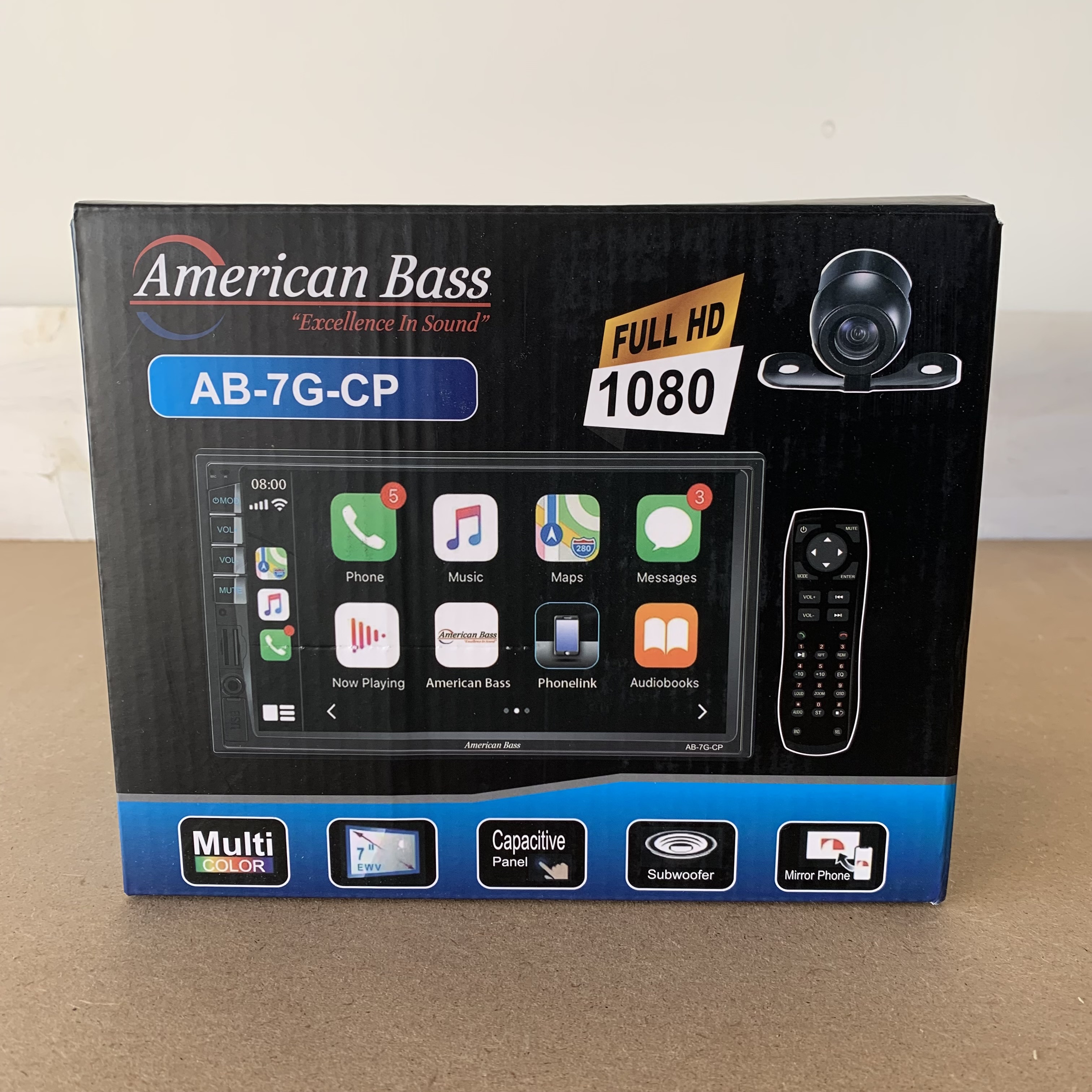 AMERICAN BASS AB7GCP 7 INCH CAR STEREO HEAD UNIT