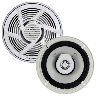 Crank Up The Tunes! Pair Of Pioneer TS-MR1640 6.5" Marine Speakers – White – Brand New!