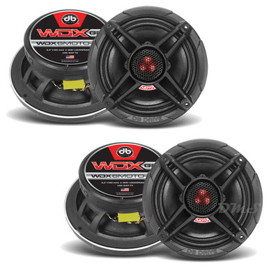 DB Drive WDX6MOTO-G2 | 6.5 Inch 400W 4 Ohm 2-Way Coaxial Speakers