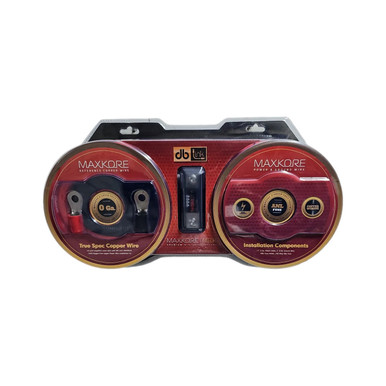 Db Link Module DB Link 0 Gauge 3200W MAXKORE OFC Amplifier Wiring Kit Red | ME0K