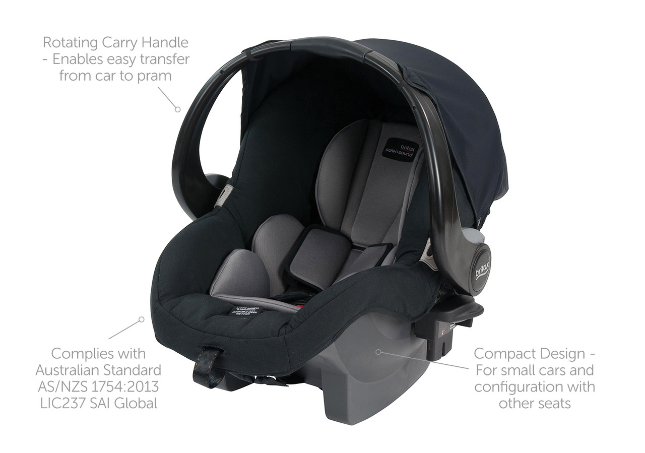 capsule car seat and pram