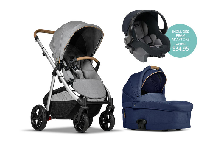 pram capsule bassinet combo