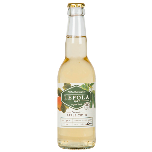 Lepola Cucumber Apple Cider 5,5% – 0,33l bottle