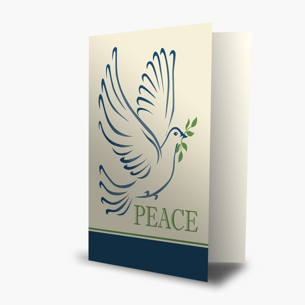 Peaceful Greeting Christmas Card