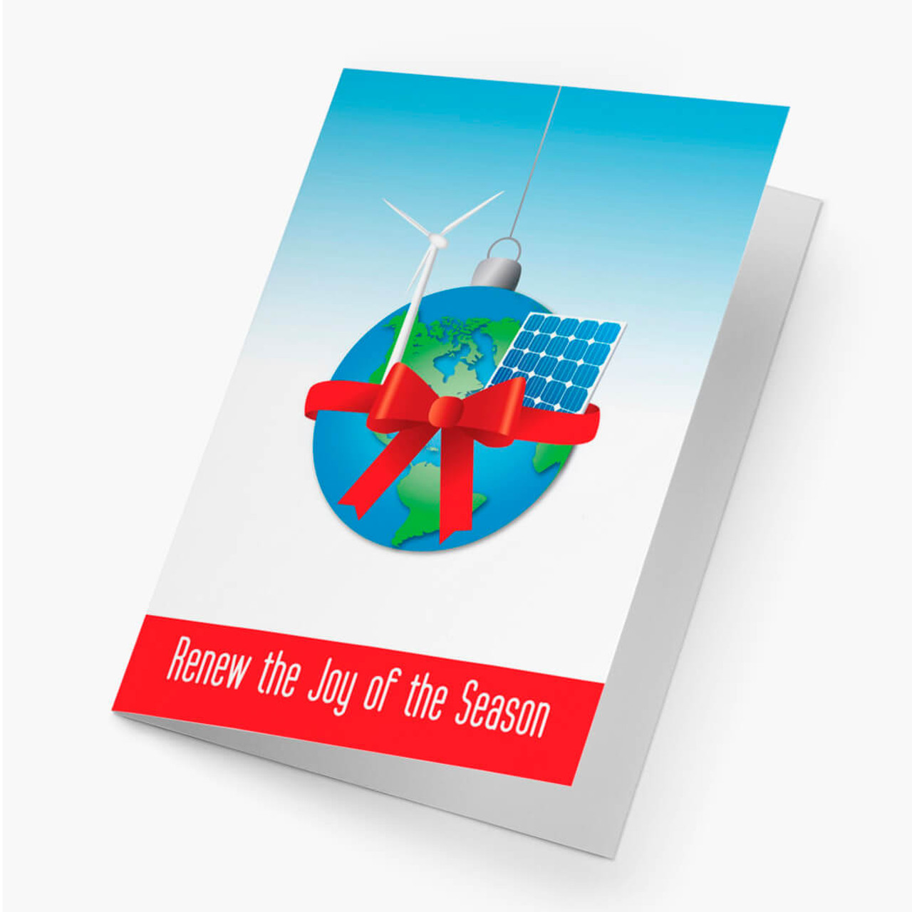 Alternative Energy Wishes Christmas Card