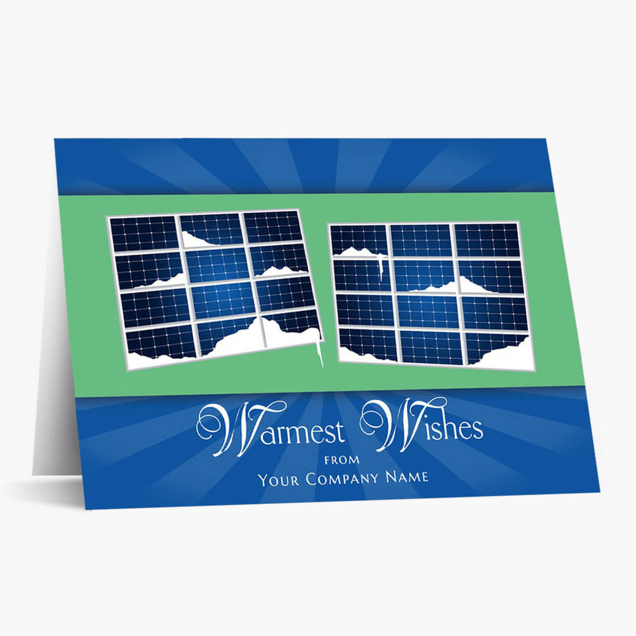 Solar Warm Wishes Christmas Card