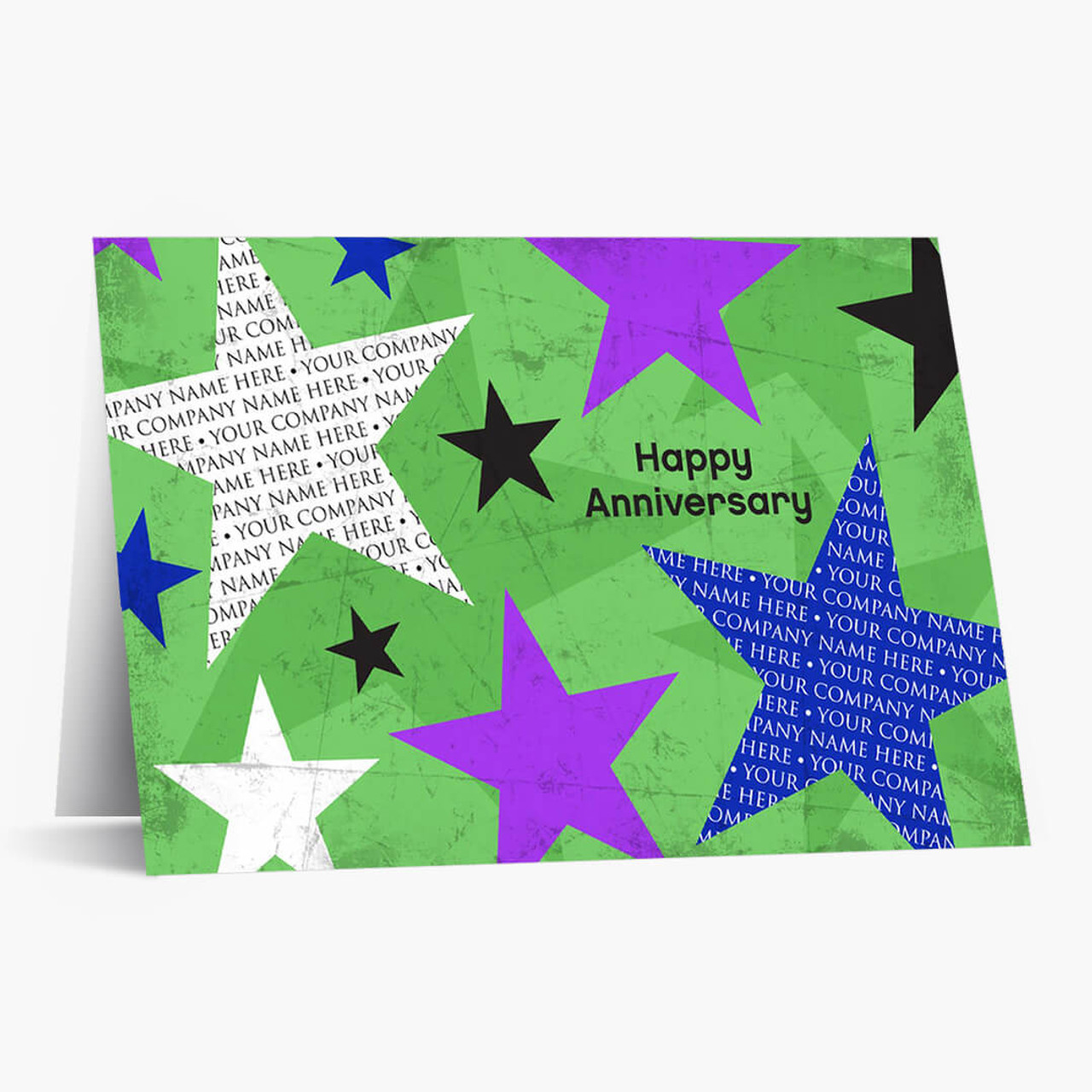 Employee Star Anniversary Card