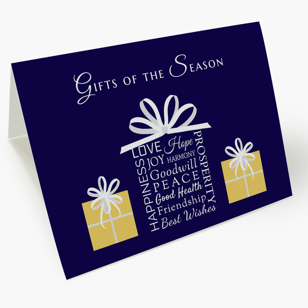 Gifts Of The Season Christmas Card