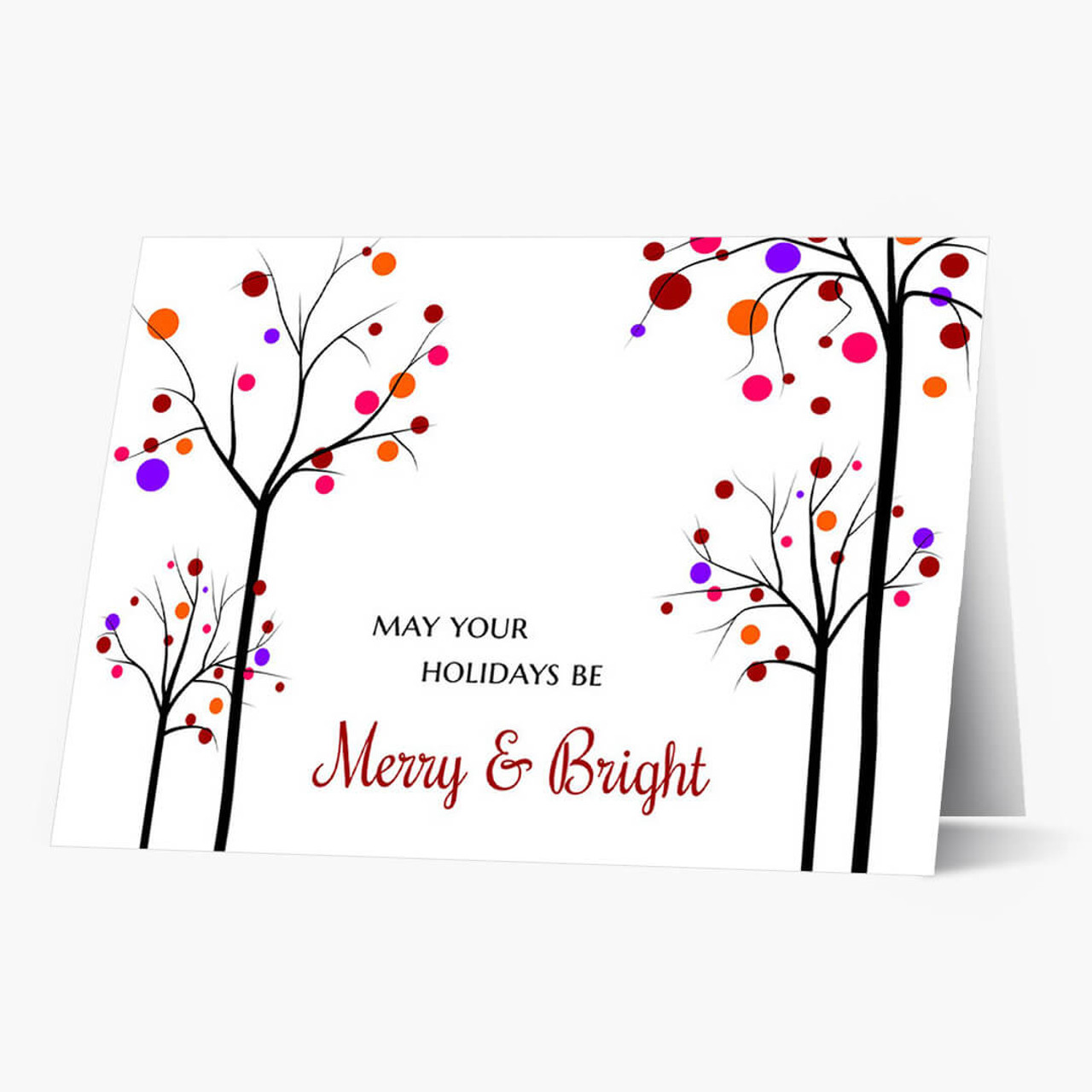 Merry and Bright Christmas Card