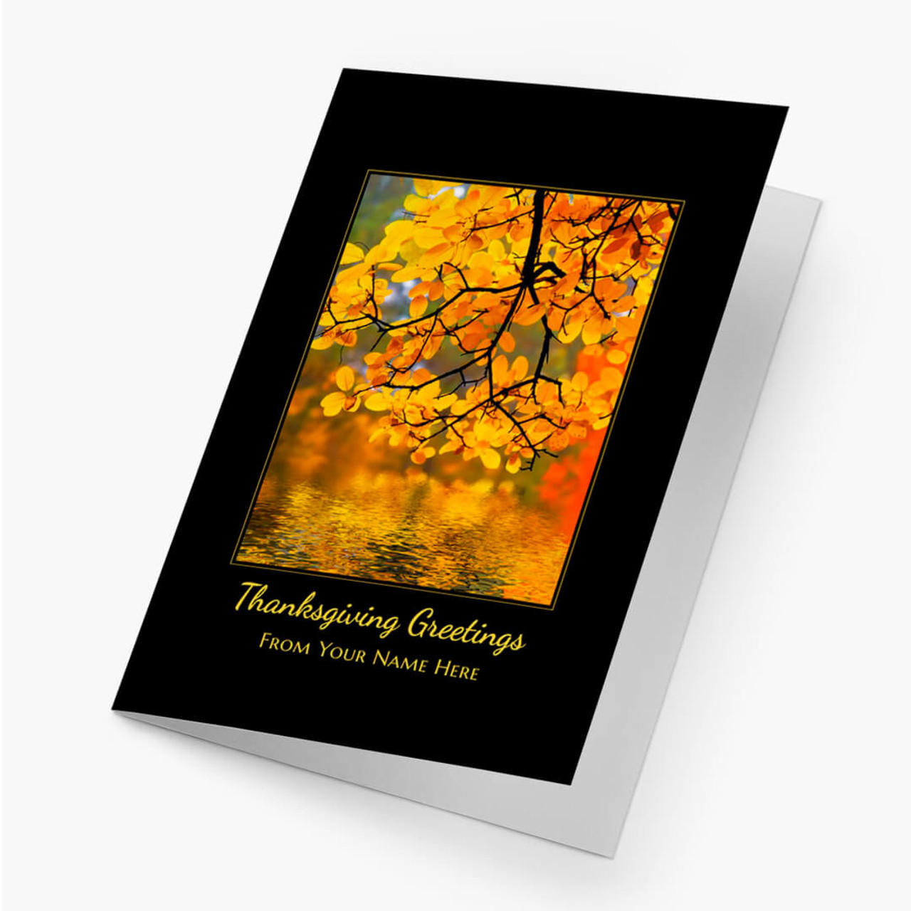 Tranquil Greeting Thanksgiving Card