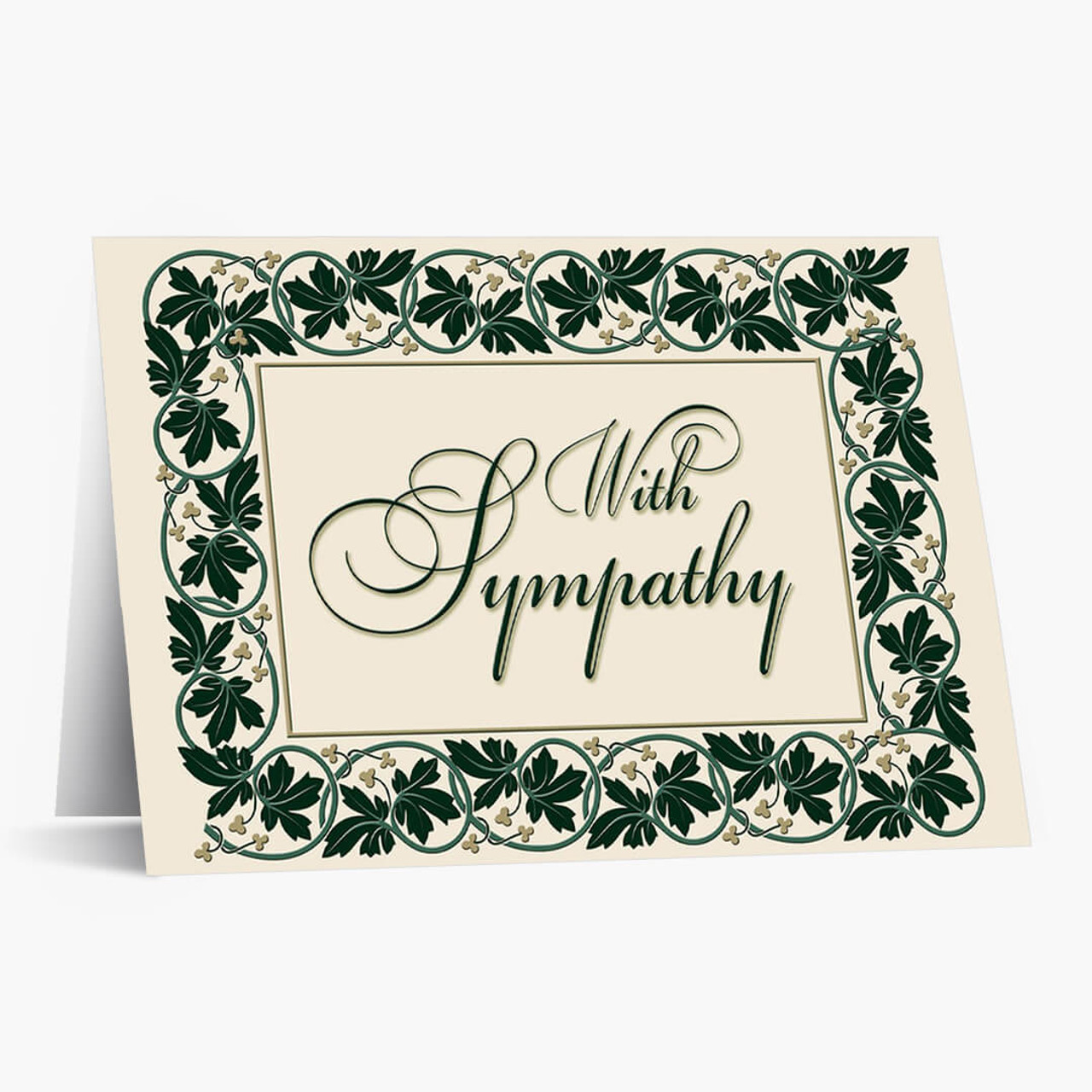 Ivy Sympathy Card
