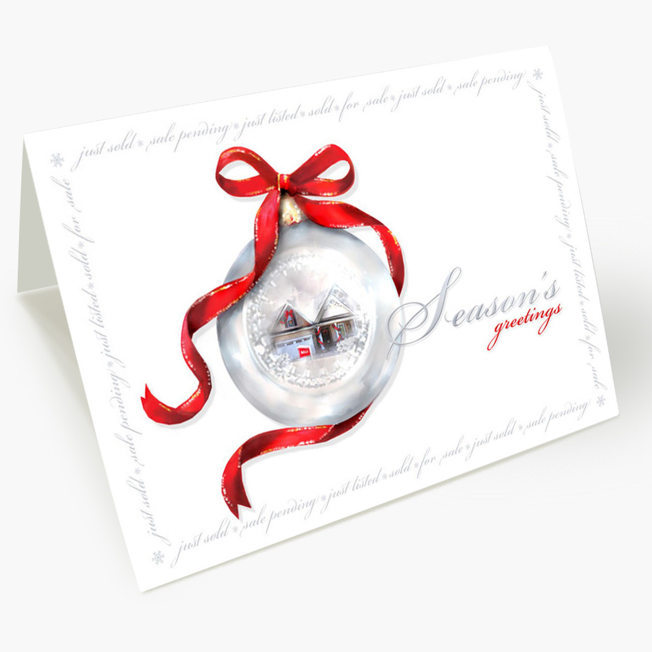Real Estate Ornament Christmas Card