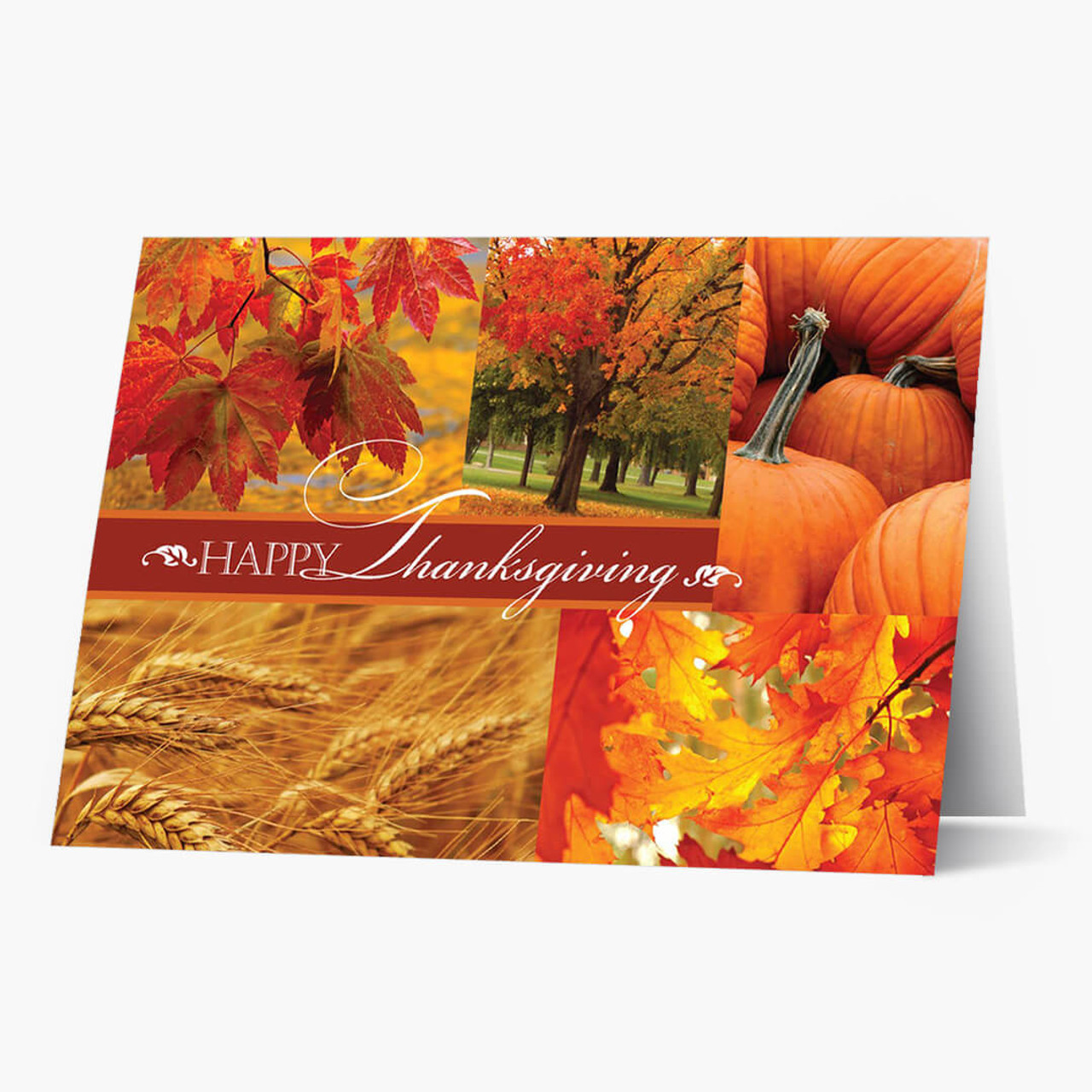 Bountiful Wishes Thanksgiving Card
