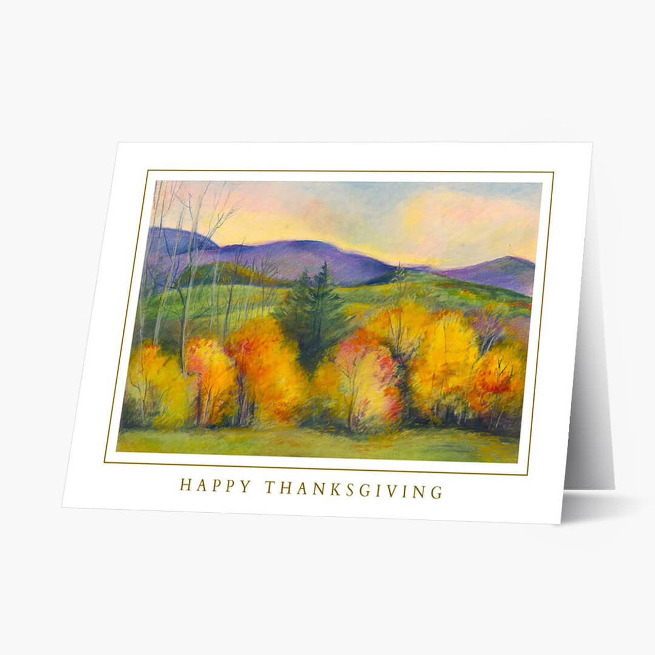 Autumn Painting Thanksgiving Card