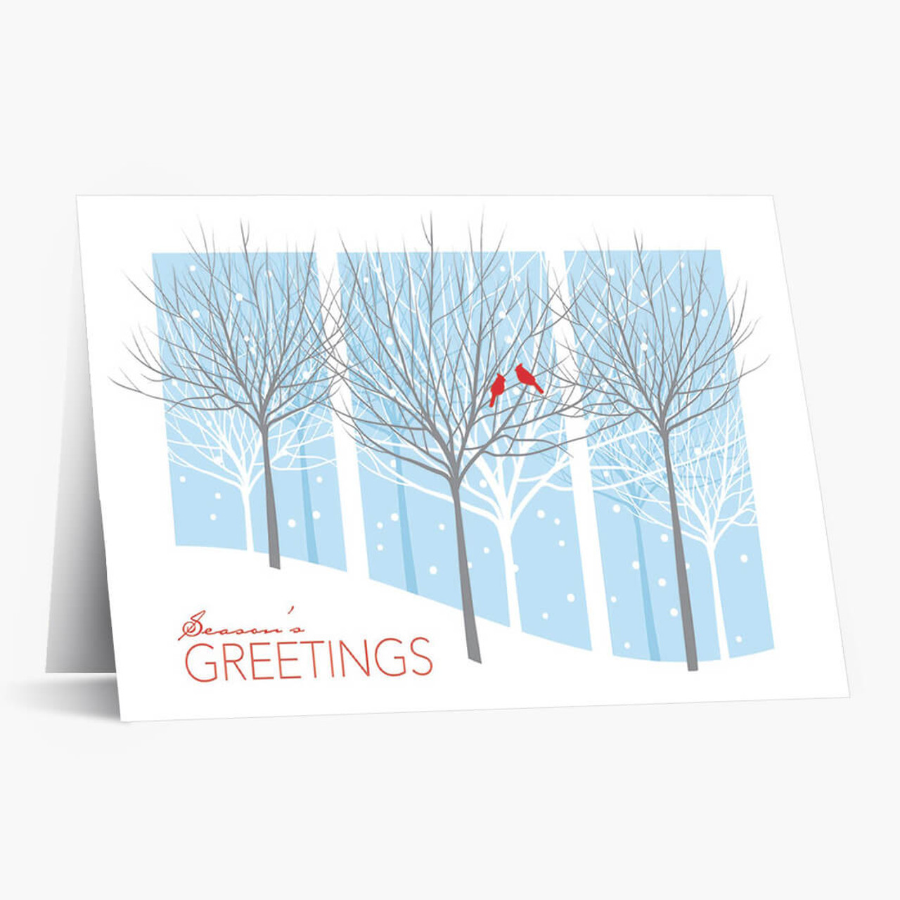 Treeline Windows Christmas Card